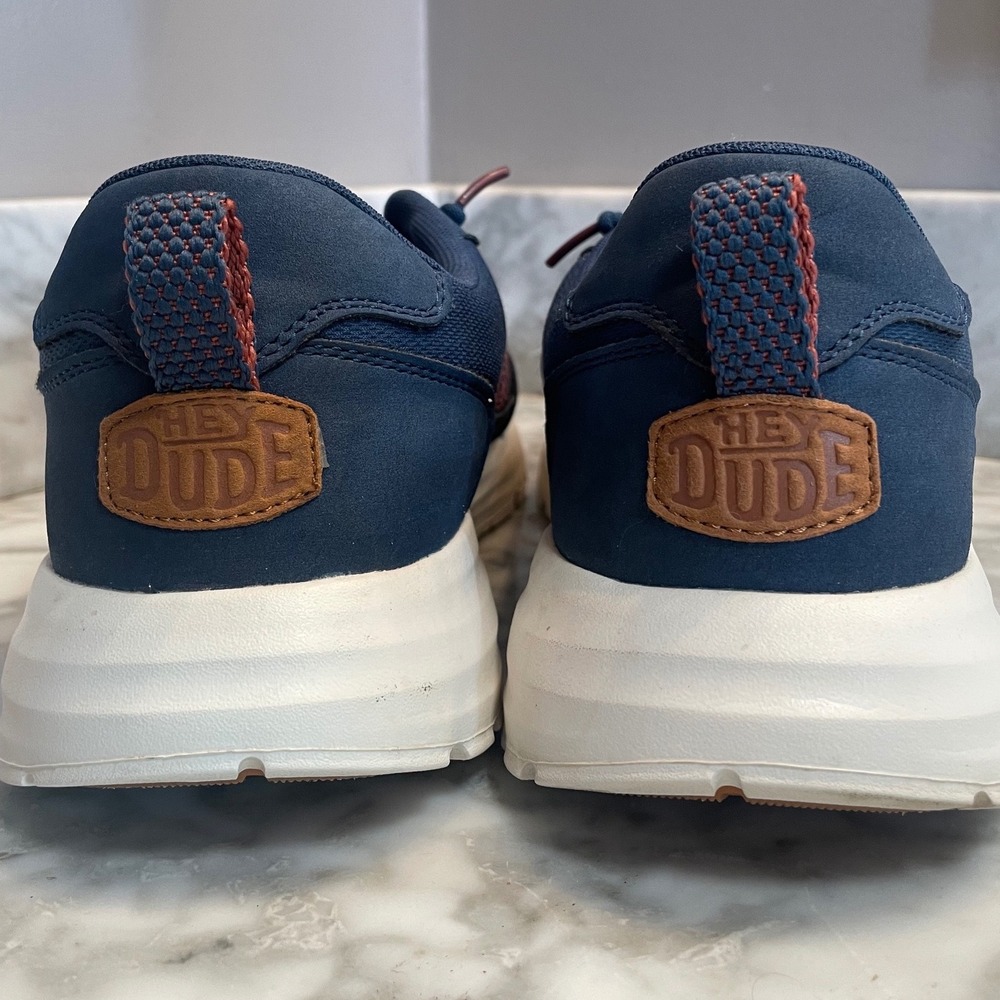 Hey Dude Sirroco Alta M Essential Navy Lightweight Sneaker Men's 13 - Picture 2 of 9